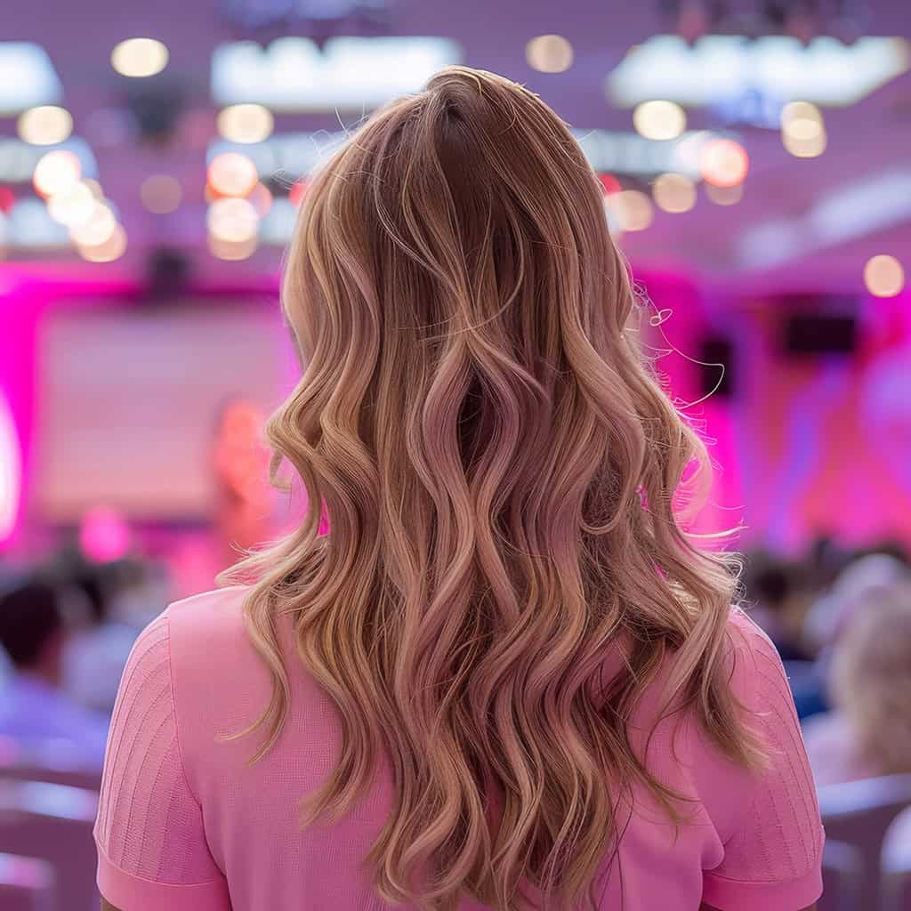 Salon owner standing out in the crowd